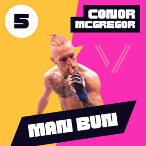 conor mcgregor hairstyles man bun