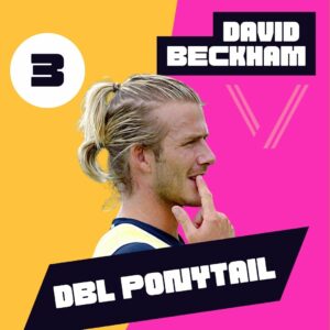 david beckham double ponytail