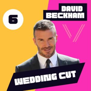 david beckham wedding cut
