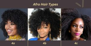 afro hair types 4a 4b 4c