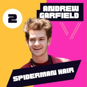 andrew garfield spiderman hair