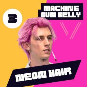 machine gun kelly hair style neon