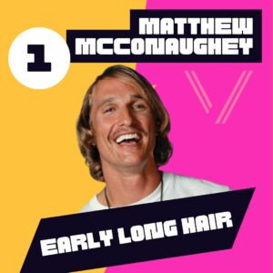 matthew mcconaughey early career long hair 
