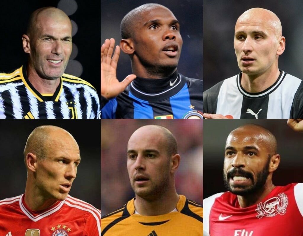 bald football players