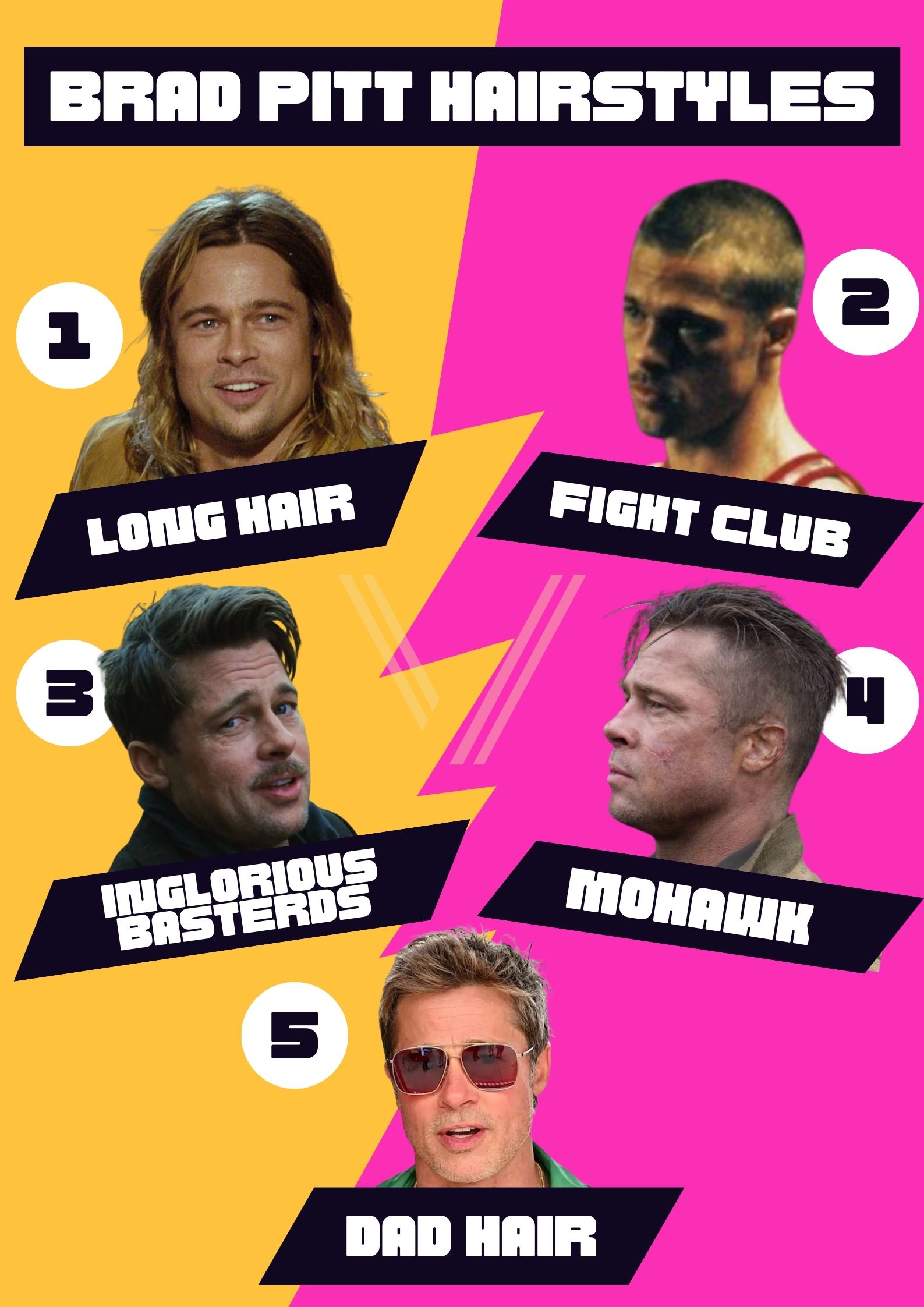 Brad Pitt’s Hair Transplant Before and After Transformation