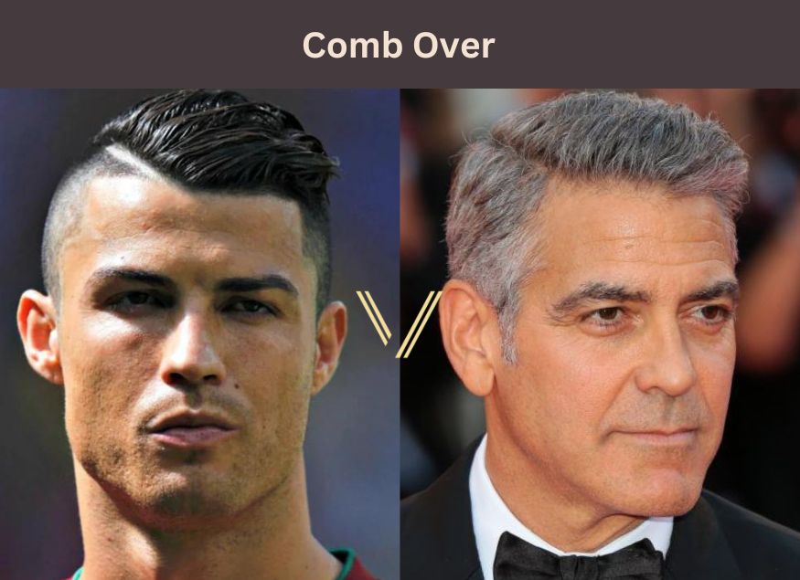comb over style for hair loss