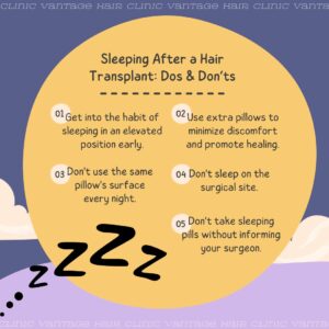 sleep after hair transplant dos dont's