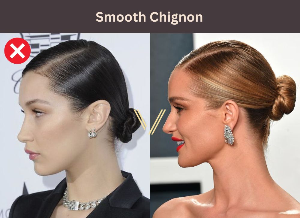 smooth chignon to avoid for female hair loss
