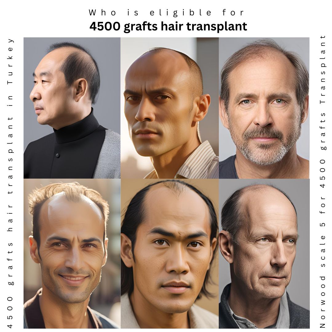 Who is eligible for 4500 grafts hair transplant