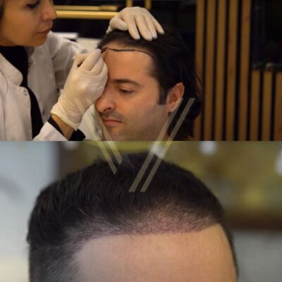 Unshaven hair transplant Turkey